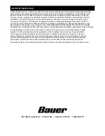 Preview for 16 page of Bauer 1642E-B Owner'S Manual