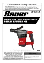 Bauer 1643E-B Owner'S Manual & Safety Instructions preview