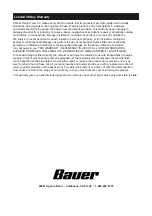 Предварительный просмотр 12 страницы Bauer 19543C-B Owner'S Manual & Safety Instructions