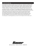 Preview for 16 page of Bauer 20191C-B Instruction Manual