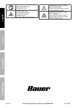 Предварительный просмотр 6 страницы Bauer 2075CR-B Owner'S Manual & Safety Instructions