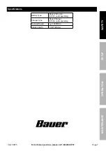 Предварительный просмотр 7 страницы Bauer 2075CR-B Owner'S Manual & Safety Instructions