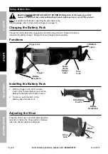 Предварительный просмотр 8 страницы Bauer 2075CR-B Owner'S Manual & Safety Instructions