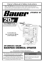 Bauer 21505C-B Owner'S Manual & Safety Instructions preview