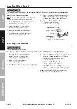 Preview for 12 page of Bauer 2161CR-B Owner'S Manual & Safety Instructions