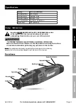 Предварительный просмотр 9 страницы Bauer 21681-B Owner'S Manual & Safety Instructions