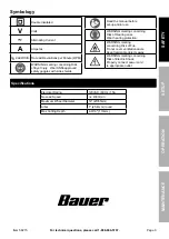 Preview for 9 page of Bauer 21713E-B Owner'S Manual & Safety Instructions