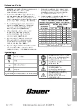 Предварительный просмотр 7 страницы Bauer 57179 Owner'S Manual & Safety Instructions