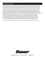 Предварительный просмотр 24 страницы Bauer 57179 Owner'S Manual & Safety Instructions