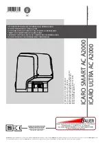 Preview for 1 page of Bauer ICARO SMART AC A2000 Installation And User Manual