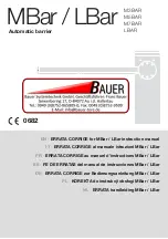 Bauer LBar Instruction Manual предпросмотр