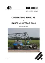 Bauer LINESTAR 9000 Operating Manual предпросмотр