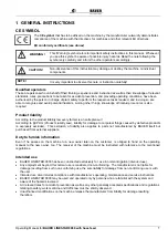 Preview for 9 page of Bauer LINESTAR 9000 Operating Manual