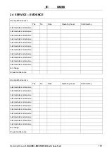 Preview for 111 page of Bauer LINESTAR 9000 Operating Manual