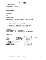 Предварительный просмотр 17 страницы Bauer MSXH Operating Manual