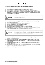 Preview for 11 page of Bauer RAINSTAR A3 Operating Manual