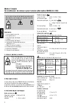 Предварительный просмотр 6 страницы Bauer SINEAX U 553 Operating Instructions Manual