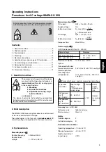 Предварительный просмотр 9 страницы Bauer SINEAX U 553 Operating Instructions Manual