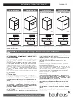 Предварительный просмотр 1 страницы bauhaus 300 Double Drawer Unit Installation Instructions