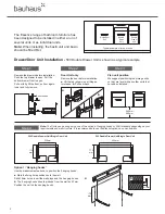 Предварительный просмотр 2 страницы bauhaus 300 Double Drawer Unit Installation Instructions