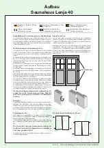 Preview for 31 page of bauhaus Saunahaus Lenja 40 Building Instructions