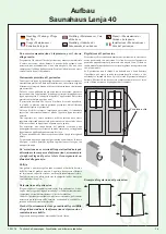 Preview for 36 page of bauhaus Saunahaus Lenja 40 Building Instructions