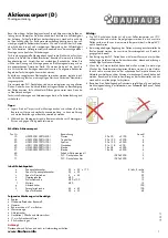 bauhaus Special Offer Carport Assembly Instructions Manual preview