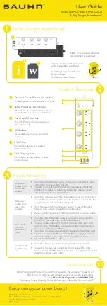 Preview for 1 page of Bauhn ASPP4-0722-B User Manual