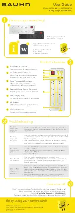 Bauhn ASPP8-0421-W User Manual предпросмотр