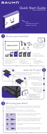 Preview for 1 page of Bauhn ATV32HDS-1020 Quick Start Manual