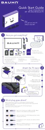 Bauhn ATV65UHDS-0120 Quick Start Manual preview