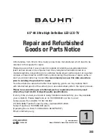 Предварительный просмотр 43 страницы Bauhn ATVU65-0916 Instruction Manual