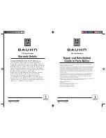 Предварительный просмотр 2 страницы Bauhn FPA38558 Instruction Manual