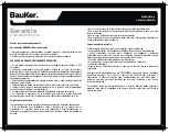 Preview for 9 page of BAUKER BG750 Instruction Manual