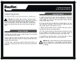 Preview for 12 page of BAUKER BG750 Instruction Manual