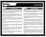 Preview for 13 page of BAUKER BG750 Instruction Manual