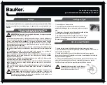 Preview for 14 page of BAUKER BG750 Instruction Manual