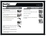 Предварительный просмотр 15 страницы BAUKER BG750 Instruction Manual