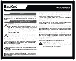 Предварительный просмотр 15 страницы BAUKER BS811 Instruction Manual