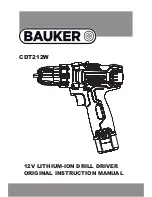 BAUKER CDT212W Original Instruction Manual preview