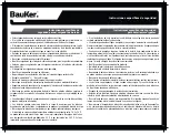 Preview for 7 page of BAUKER CEH180HF User Manual