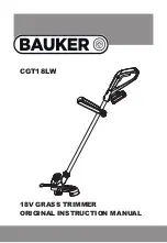 BAUKER CGT18LW Original Instruction Manual preview