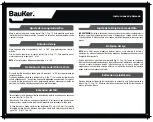 Preview for 11 page of BAUKER CGT300JN User Manual