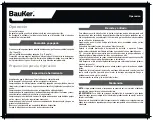 Preview for 12 page of BAUKER CGT300JN User Manual