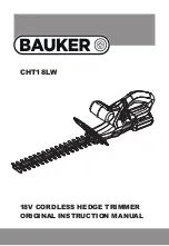 BAUKER CHT18LW Original Instruction Manual preview