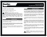 Preview for 4 page of BAUKER CMS185S User Manual