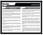 Preview for 20 page of BAUKER CMS185S User Manual