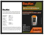 BAUKER D1401A Instruction Manual предпросмотр