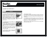 Предварительный просмотр 6 страницы BAUKER EG013 Instruction Manual