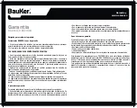 Предварительный просмотр 15 страницы BAUKER EG013 Instruction Manual